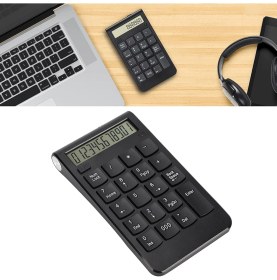 Resim Apera CR43 2'si 1 Arada Kablosuz Bluetooth ve 2.4 Ghz Bağlantı Nümerik Klavye ve Hesap Makinesi Keypad Numlock Numped 