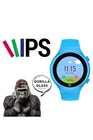 Resim Delixa Wiky Watch 5S Çocuk Akıllı Saat - Görüntülü Arama, Gps, Sos, Sağlık Takibi, Güvenli Alan Mavi 