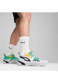 Resim Puma Genetics Speckle Erkek Basketbol Ayakkabısı C-pum310405e10p01 Beyaz 
