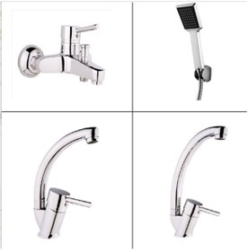 Resim Delta Banyo + Mutfak Batarya Seti + Duş Seti 