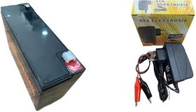 Resim Pilsan Akülü Oyuncak Araç Araba Için Uyumlu 6v 12ah 6 Volt 12 Amper 6 Volt Akü Şarj Şarz Cihazı 