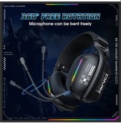Resim Geeroyoo Onıkuma Gt808 Rgb Işıklı Üç Modlu Kablosuz Oyun Kulaklığı: Bluetooth, 2.4g Düşük Gecikme, Aktif Gürültü Engelleme, Mikrofonlu 