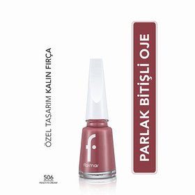 Resim Flormar Nail Enamel Yoğun Pigmentli Oje 506 Peach N Cream 