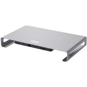 Resim Go-Des Go Des Gd-9126 Type-c Hub Laptop Standı Usb-c Docking Station Macbook Stand 
