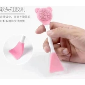 Resim Eco Lounge Silikon Yüz Temizleme Fırçası ve Maske Uygulama Spatulası 