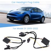 Resim Sanning Model 3/y 2019-2022 Fiş Araba Far Fiş Kablosu Için (Yurt Dışından) 