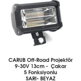 Resim Ahmet Otomotiv Projektör LED Lamba Off-Road 9V-30V 