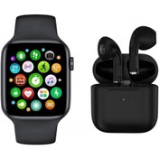 Resim NS Store Iphone Xr Uyumlu Watch 6 Series Akıllı Saat Smart Watch + Pro 5 Kablosuz Bluetooth Kulaklık 
