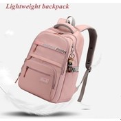 Resim Luckydog Çiçek Desenli Hafif Nylon Sırt Çantası, Omuz Stili, Çok Renkli Çok Renkli 