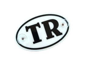 Resim Fantastik Store Tr Plaka Oval Vantuzlu Pleksi Cam Süsü Beyaz 13X8CM 