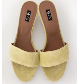 Resim Butter Yellow Mini Topuklu Terlik 24471 Butter Yellow 