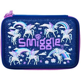Resim Smiggle Away Hardtop Unicorn İki Katlı Kalem Kutusu 