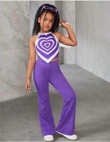 Resim My Kids Wear Tarz Kız Çocuk Alt Üst Takım Mor 