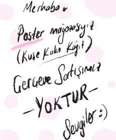 Resim Taranist Kağıt Poster Don't Panic Retro Görünümlü Paper Kuşe Kalın (30X42 CM) 