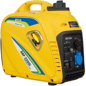 Resim Aksa Portatif Inverter Benzinli Jeneratör 2200 W Güç 5 Saat Sürekli Çalışma İpli 