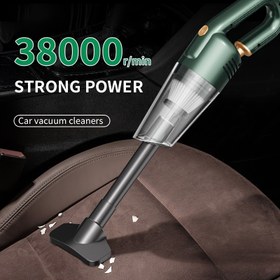 Resim Yüksek Güçlü El Tipi Araba Elektrikli Süpürge 12V Uzatılmış Kablo ile, Aksesuar Seti ve Güçlü Emiş - Sessiz ve Verimli 