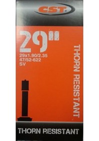 Resim Cst 29x1.90-2.35 47/52-622 Sv 48mm İç Lastik Kalın Sibob Kutulu 