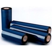 Resim 110 Mm X 74 Mt Mavi Renkli Wax Ribon ( 10 Adet ) 
