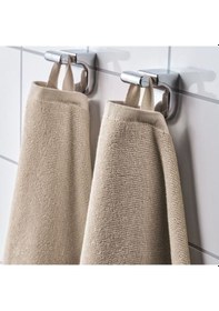 Resim 4 Adet El Havlusu, Bej Renk Meridyendukkan 30x30 Cm Pamuk ,4 Li El-kurulama Havlu 