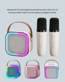 Resim ZERO LAND DEPOMIX Ses Efektli Mikrofonlu Kablosuz Karaoke Sistemi 