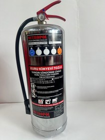 Resim 12 Kg Kkt Abc Tozlu Metalik Yangın Söndürme Cıhazı Dört Yıl Garantılı 