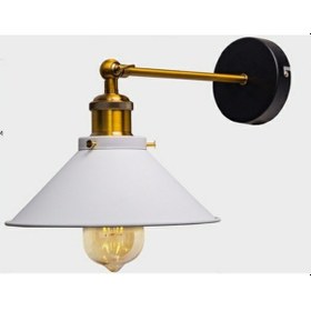 Resim Dylight Retro Metal Dekoratif Mafsallı Akrobatik Beyaz Duvar Apli Beyaz 