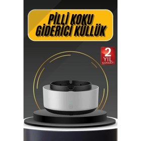 Resim Kül Tablası Hava Temizleyici Araç Akıllı Küllük Duman Temizleyici 