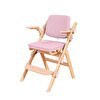 Resim Karr Kids Cadiz Ahşap Pembe Çocuk Sandalyesi 