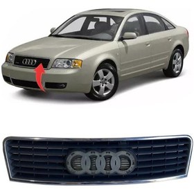 Resim Audi A6 Ön Panjur 2002-2005 4b0853651f 