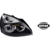 Resim Ayfar FAR SİNYAL SAĞ CLIO 2-SYMBOL 2 2004 ELEKTRİKLİ H7 H1 SİYAH KAPAKLI MAKO TİPİ 7701051770 7701054063 