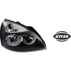Resim Ayfar FAR SİNYAL SAĞ CLIO 2-SYMBOL 2 2004 ELEKTRİKLİ H7 H1 SİYAH KAPAKLI MAKO TİPİ 7701051770 7701054063 