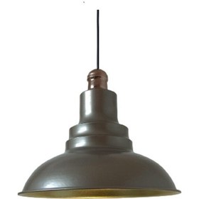 Resim Dylight Retro Metal Sedefli Kahve Bakır Duylu Dekoratif Rustik Me 