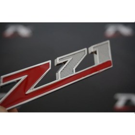 Resim Dk Chevrolet Silverado Z71 Off Road Bagaj 3m Kırmızı Krom Metal 