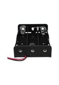 Resim 18650 3'lü Pil Yuvası 