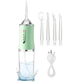 Resim Willowhaven Pembe Şarj Edilebilir Diş İpi 800mah 360 Döner Başlık 4 Yedek Uç 3 Temizleme Modu 