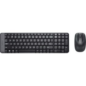 Resim LOGITECH MK220 Q TR KABLOSUZ KLAVYE MOUSE SET SİYAH 920-003163 