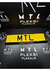 Resim 2 Adet Fıat Mat Uyumlu Pleksi Plakalık 