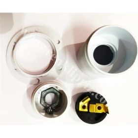 Resim E-14 Beyaz Dişli Vidalı Duy 3 Adet 1210 