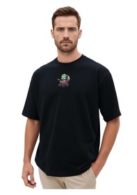 Resim Ogc Bebek Zombi Oversize Unisex T-shirt Siyah 