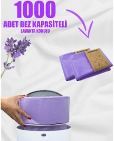 Resim Korbell 16 Lt Çöp Kutuları İle Uyumlu 1000 Bebek Bezi Kapasiteli Lavanta Kokulu Yerli Çöp Poşeti 