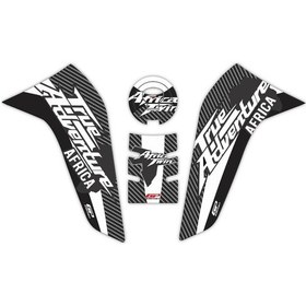 Resim GP Kompozit Honda Africa Twin CRF1100L L1 2020-2023 Uyumlu Tank Pad Siyah 