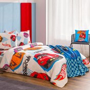 Resim Zorluteks Lisanslı Tek Kişilik Çarşaf Seti Kırmızı 