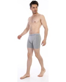 Resim 6 Adet Çift Kaplan Erkek Elastanlı Biyeli Boxer 855 Gri 