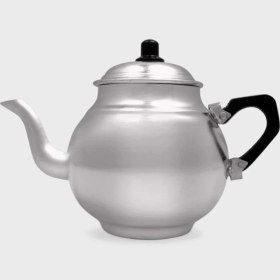 Resim Mediterian Alüminyum Tek Demlik Semaver, Hafif ve Şık Tasarım, 1 Litre 