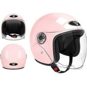 Resim Maoyaya Pembe Motosiklet Ve Bisiklet Kaskı: Güvenlik Ve Şıklık Pembe 