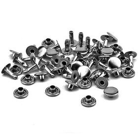 Resim 5 Mm 00 No Platin Renkli Perçin Rivet 30 Adet Gri 