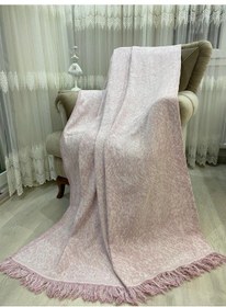 Resim Özlü Home Lüks Pamuklu Koltuk Çekyat Örtüsü 170x220 Lila Çift Taraflı Terletmez Kaymaz Toplanmaz Lila 