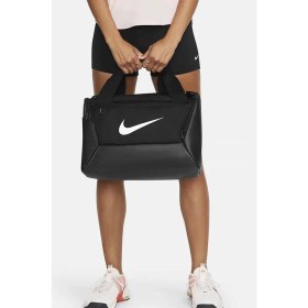 Resim Nike Antrenman Spor Çantası (Ekstra Küçük Boy, 25 L) Unisex Spor ve Seyehat Çantası DM3977-010-SIYAH 