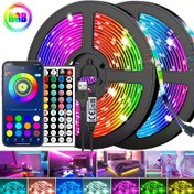 Resim Smart LED Şerit Işıklar RGBW Renk Değiştiren, Müzik Senkronizasyonlu, Uygulama & IR Uzaktan Kumandalı, USB Güçlü RGBW LED Işıklar - RGBW Modu/Tek Beyaz, Parti, Ev, TV Arka Planı, Noel, Doğum Günü, Cadılar Bayramı Dekorasyonu için İdeal Hediye, Akıllı Aydınlatma, Canlı Işık Gösterimi, Kablosuz Kontrol Özelliği 