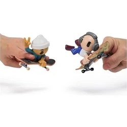 Resim Deck Sk8 Crew, Yardımcı Figürlü 2 Li Paket Parmak Kaykayları, Kişiselleştirilebilir Mini Kaykaylar, 5 Yaş ve Üzeri (Çeşitli) 
